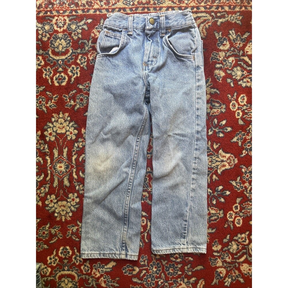 Vintage 90s Gold Legend Youth Jeans Size 5 Regular Light Wash Faded
